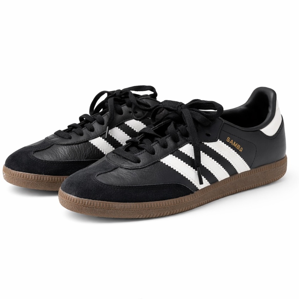 Adidas Samba Classic Black White Sneakers Size 4.5